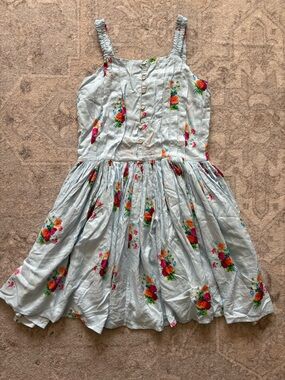 Morley size 12 Light Blue Floral Sundress